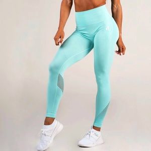 Ryderwear Seamless Aqua Marl Tights